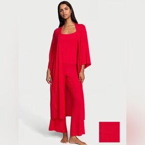 NWT Victoria’s Secret Modal 3 piece pajama set. Item is Lipstick Red not black.